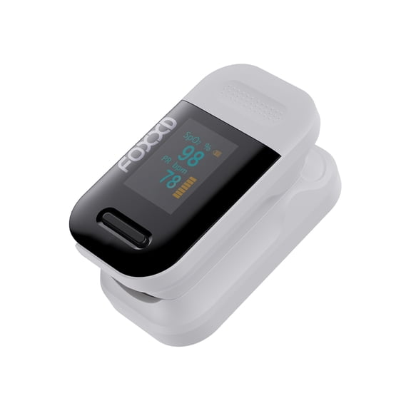 Finger Clip OLED Pulse Oximeter 8s Fast Read Portable for On-the-Go Health Tracking
