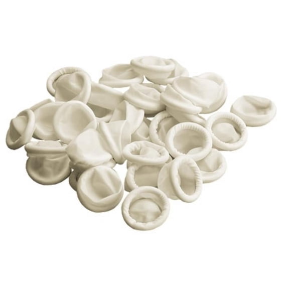 Graham Field Finger Cot Medium 2-3/4 Inch Length Powder Free Latex NonSterile, Box of 144 - 3908 M