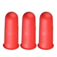 thumbnail image 1 of Finger Cot Silicon Finger Gloves Protector for Electronic Repair Painting Jewelry Cleaning Crafting Industrial Apply (Pack of 3-3 Size, Red), 1 of 7
