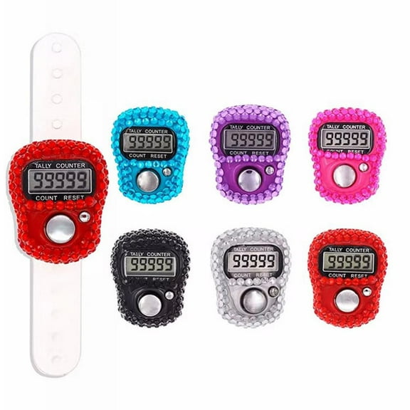 Finger Coter Elecic Digital Tasbh Tasbih Tally Coter Beads Hot~ A0W0