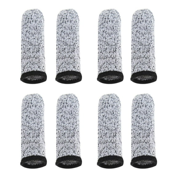 Finger Cots Fingers Glove Sleeves Cut Resistant Protection Thumb Protector Fingertips Protective Cover Caps for Kitchen Work Reusable slip Unisex