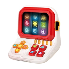 Finger Dance Game Console Handheld Electronic Music Rhythm Game with LED Lights for 5-8 Years Challenge Memory and Speed Modes