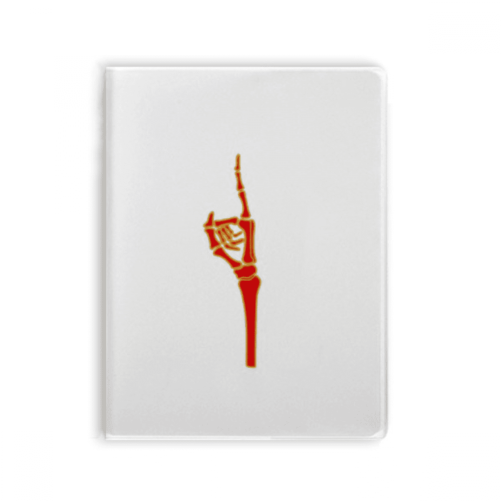 Finger Directs Skeletal Joints Notebook Gum Cover Diary Soft Cover ...