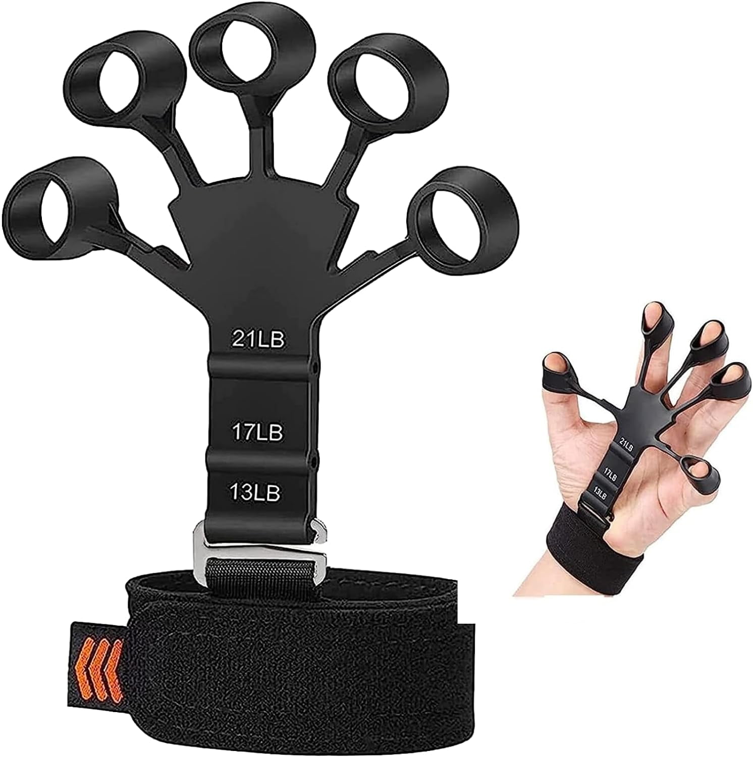 Finger Exerciser, 1PCS Gripster Forearm Trainer, Finger Strengthener