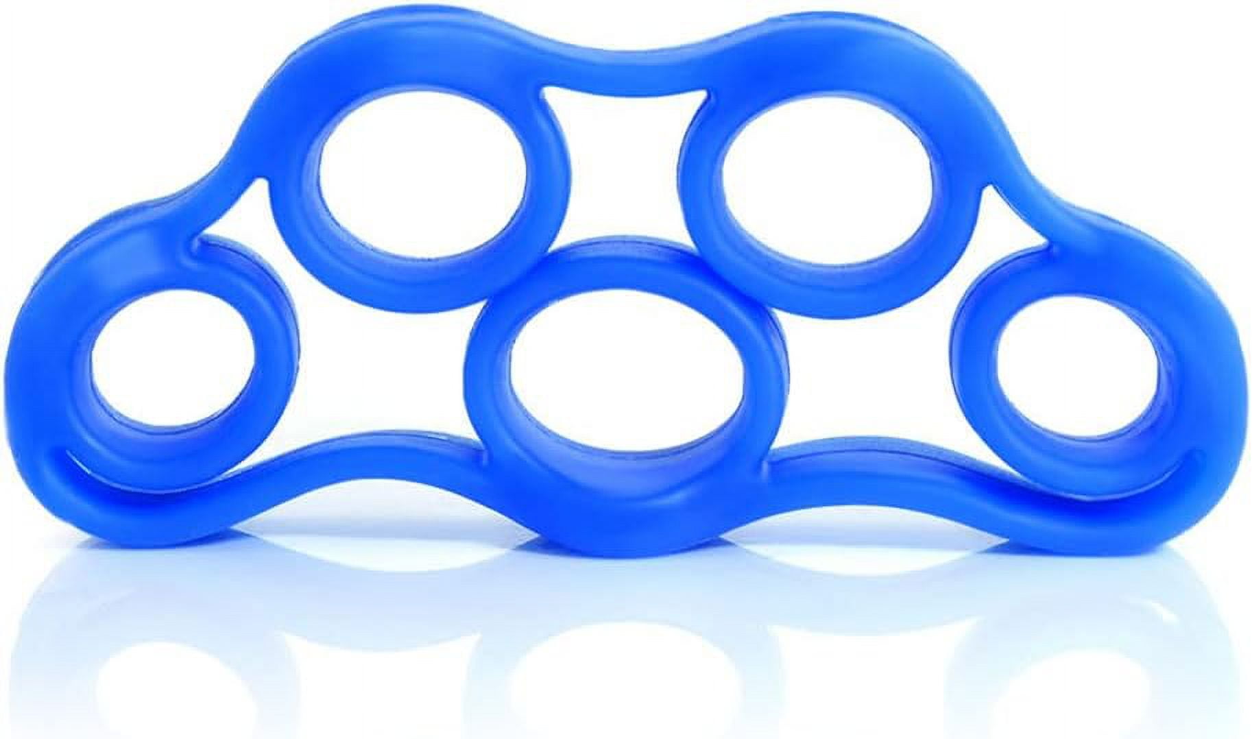 Finger Exerciser - Elastic Silicone Grip Strength Trainer Forearm Grip ...