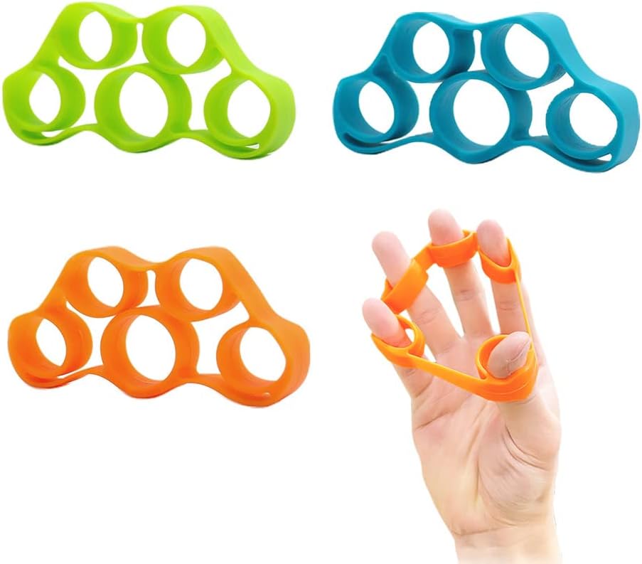 Finger Exerciser & Hand Strengthener, 3 Resistance Levels Finger ...