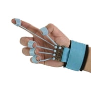 Finger Extension Trainer Hand Rehab Strengthener Wrist Mounted Device for Left Or Right Hand 5 Resistance Levels 10 To 75 lbs Silicone Alloy Steel Build