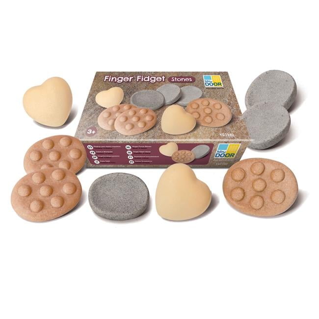 Finger Fidget Stones for Grade PK Plus, Multi Color