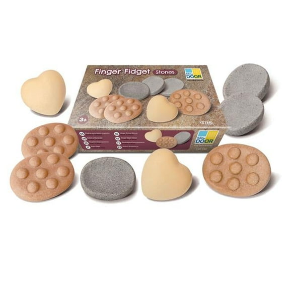 Finger Fidget Stones for Grade PK Plus, Multi Color