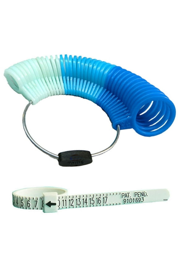 Finger Gauge Ring Sizer Measuring Size Plastic 36 Rings Jewelry Tool 1 to 15-1/2