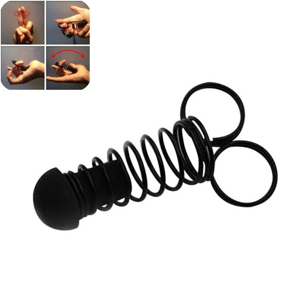 Finger Grip Strength Trainer, Spring Hand Grip Exerciser for Finger Forearm Wrist Strength Training Rehabilitation Workout as shown One Size