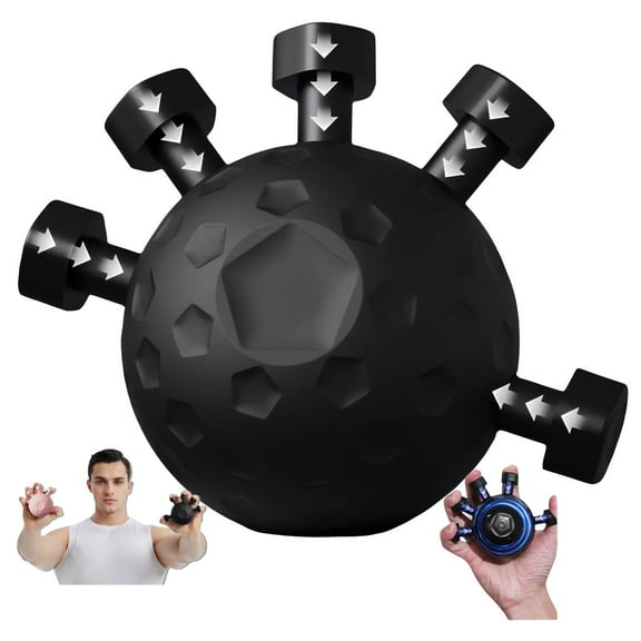 Finger & Hand Grip Strengthener Set - Muscle Trainer for Strength Training, Guitar Practice & Rehab