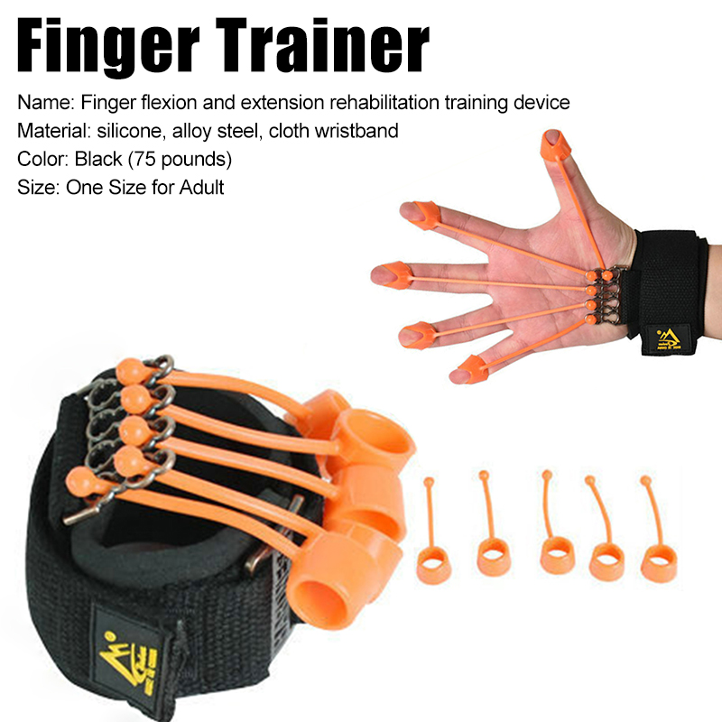 Finger Gripper Strength Trainer Extensor Exerciser Finger Flexion