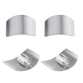 thumbnail image 1 of Kitchen Tool For Safe Chop Cut, Stainless Steel Finger Guards With An Open-loop Design To Avoid Hurting During Slicing And Dicing, Durable Anti-corrosion Protectors For Quick, 1 of 8