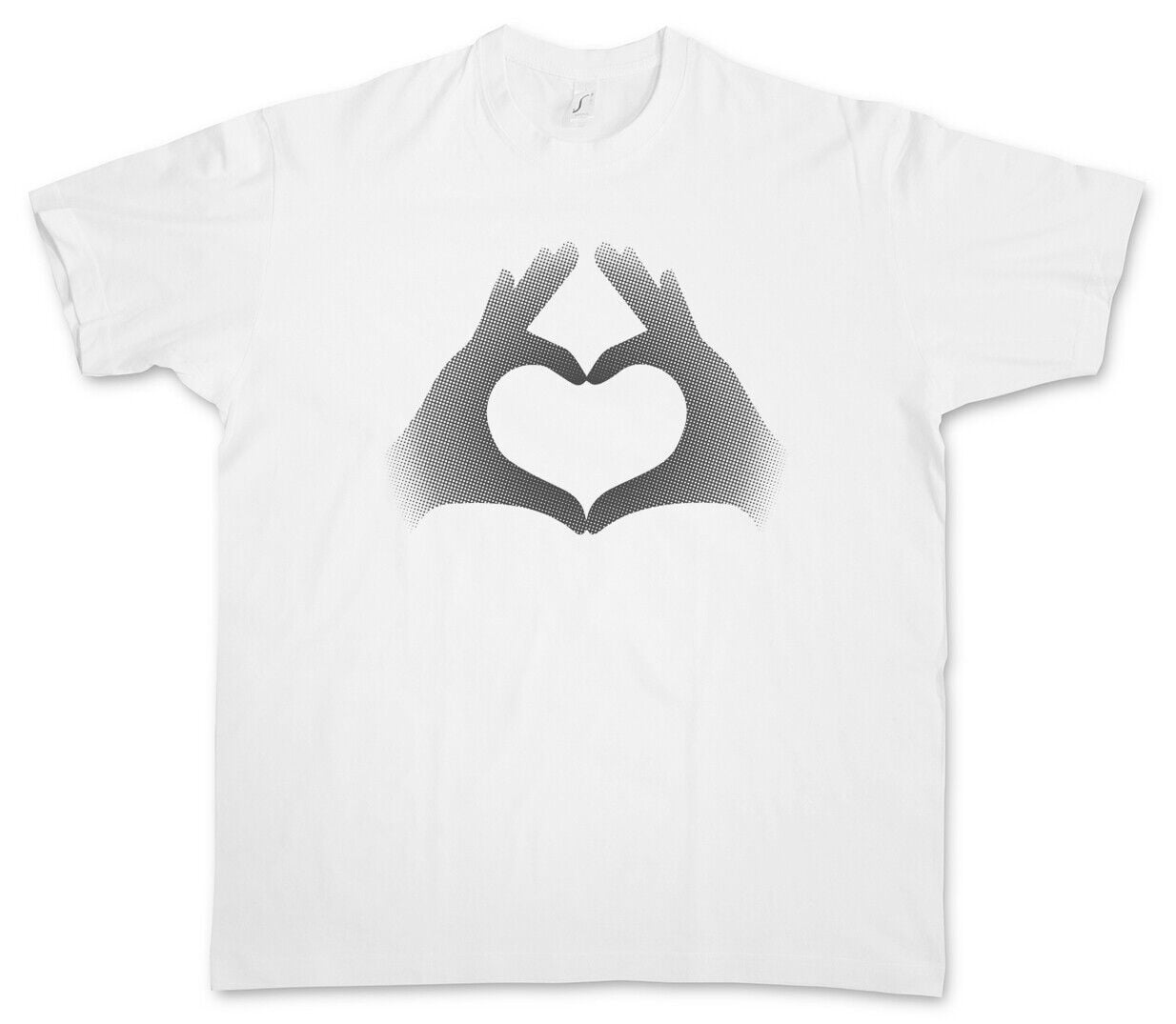 T-shirt Black Unisex Oversize NMA Finger Heart - Branded Ideas main image 0