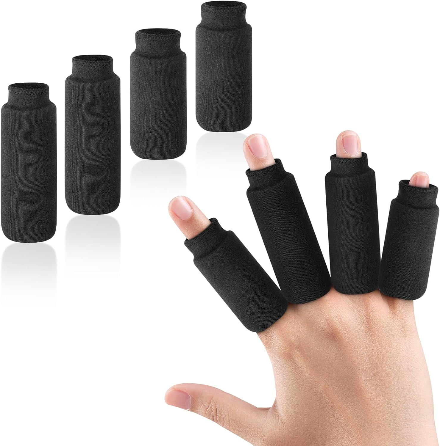 Finger Ice Sleeves 8 Ice Packs for Fingers, Thumbs & Toes Hot Cold