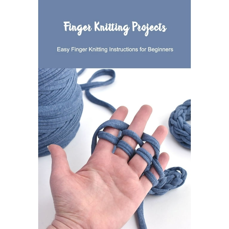 Finger knitting for kids