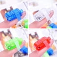 thumbnail image 1 of Finger Lights 5 Pack | LED Luminous Novelty Toys for Kids & Adults | 4 Colors - Elastic Bands - Button | Party Favors for Birthday, Christmas, Halloween | 4x1.5x1.5cm, 1 of 6