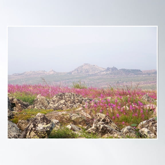 Finger Mountain Poster Wall Art, Modern Wall Decor, 16x24 UNFRAMED
