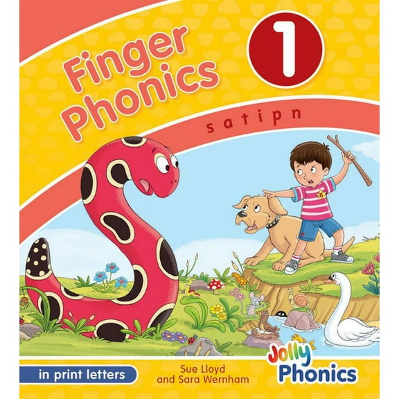 Finger Phonics Book 1: In Print Letters (American English Edition), (Board Book)