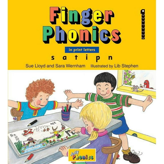 Finger Phonics: Finger Phonics Book 1: In Print Letters (American English Edition) (Board Book)