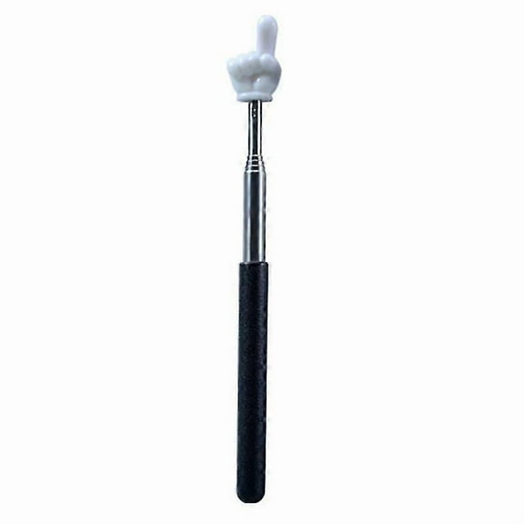 Finger Pointer Stick Professional Telescopic Teachers Pointer Long-lasting Handheld Pointer Stick foBlack,Black
