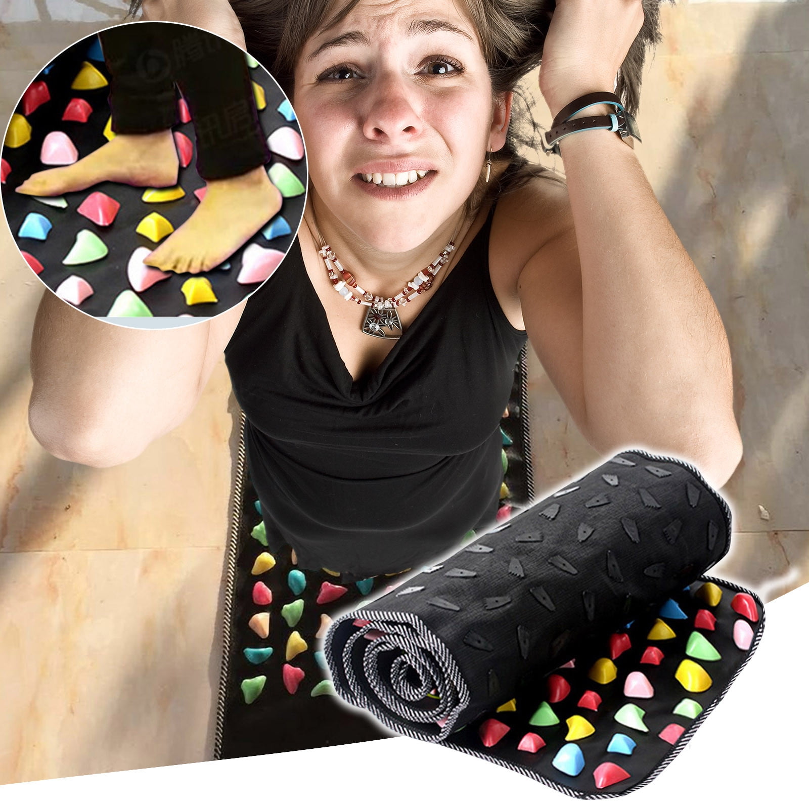 Finger Pressure Board Foot Massage Pad Shoots Health