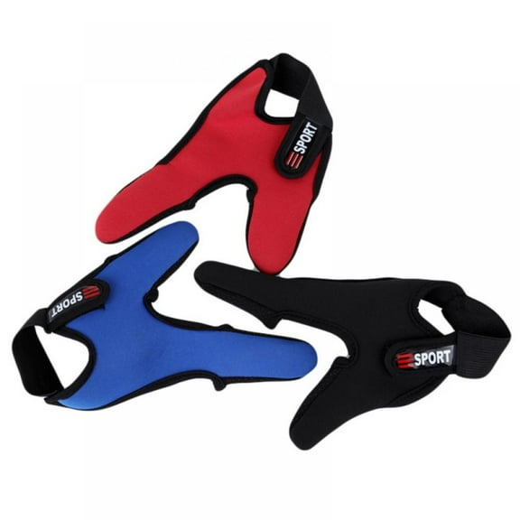 Finger Protector Fishing Gloves, 3 Pack Anti-Slip Fishing Glove, Professional Finger Gloves Protector Unisex Elastic Band Glove for Outdoor Fishing