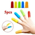 Finger Protector Hot Glue Finger Tips Silicone Finger Guards 3 Sizes 5 Pack