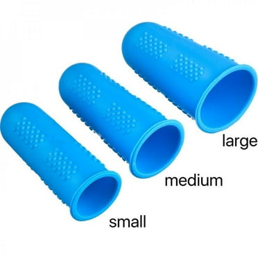 Finger Protector Hot Glue Gun Finger Tips Silicone Finger Guards,3 Sizes,5-Pack