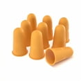 thumbnail image 1 of Finger Protectors,1 Pieces, Silicone Finger Protectors, 3 Sizes Rubber Fingers Thimble Protectors Guard Tips Caps Pads Cover for Hot Glue Gun | Embroidery | Sewing | Cutting| Sorting Task - Orange, 1 of 14