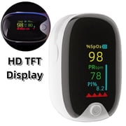 Finger Pulse Oximeter with TFT LCD Display,Pulse Oximeter,Pulse Oximeter Fingertip,Blood Oxygen Saturation Monitor Finger for Adult Child with Lanyard
