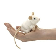 Finger Pupper - Folkmanis - Mini White Mouse New Toys Soft Doll Plush 2776