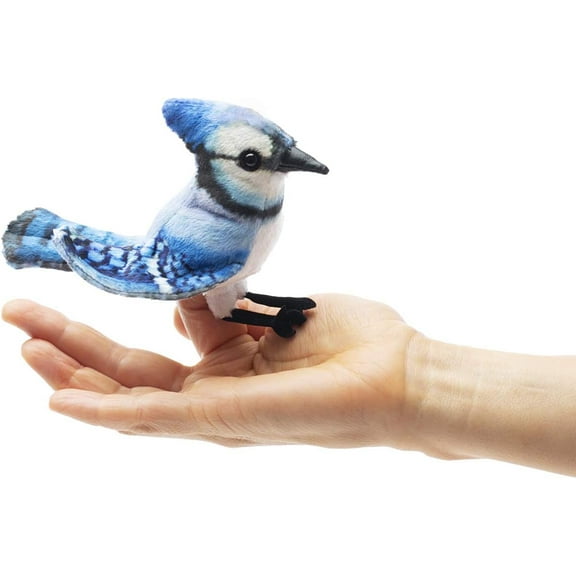 Folkmanis Puppets Mini Blue Jay Finger Puppet