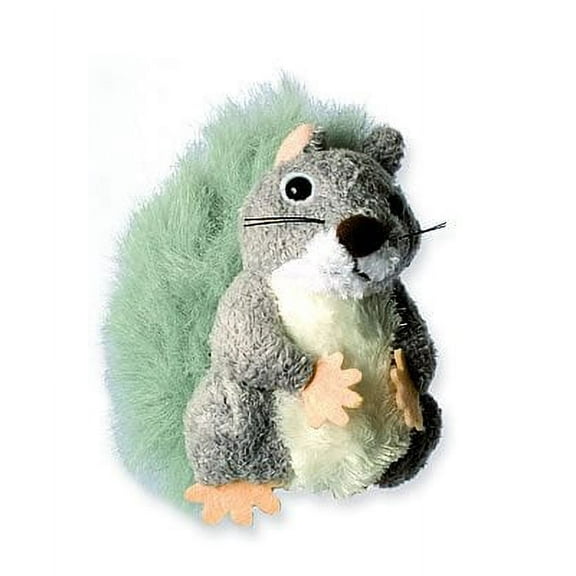 Finger Puppet - Squirrel (Grey) New Soft Doll Plush PC020241