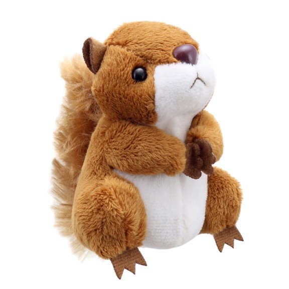 Finger Puppet - Squirrel (Red) New Soft Doll Plush PC020231