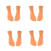 Novelty Funny Toy Sleeve Feet Finger Puppets Mini Pair for Kids - Interactive