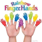 Accoutrements Rainbow Finger Hands Finger Puppets Set