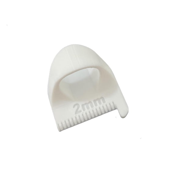 Finger Quilting Aid with Millimeter Scale Patchwork Tool Sewing Measuring Ruler
