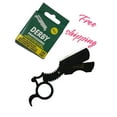 thumbnail image 1 of Finger Razor Stainless Steel Retro Thumb Rotate Straight Shaving Razor for Barber, 1 of 9