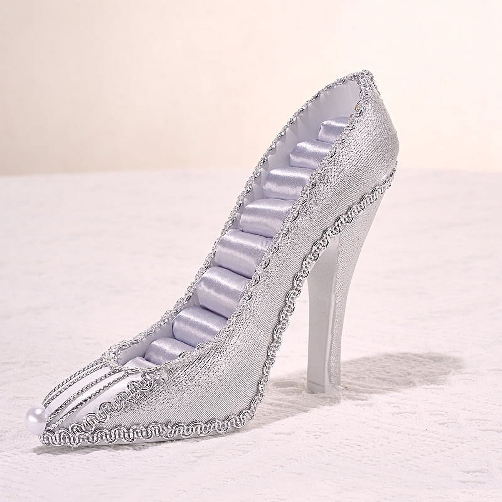 Jewelry Stand Display - High-Heeled Shoe & Model Dress Form Holders For Earrings, Necklaces, Rings (Multiple Style Options)