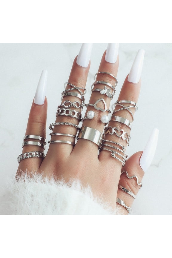 Finger Rings Knuckle Rings Decorations Fashion Gold/Silver Replacement