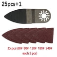 thumbnail image 1 of Finger Sanding pad + 25 pcs Sanding Sheet For Multimaster Oscillating Tools, 1 of 2