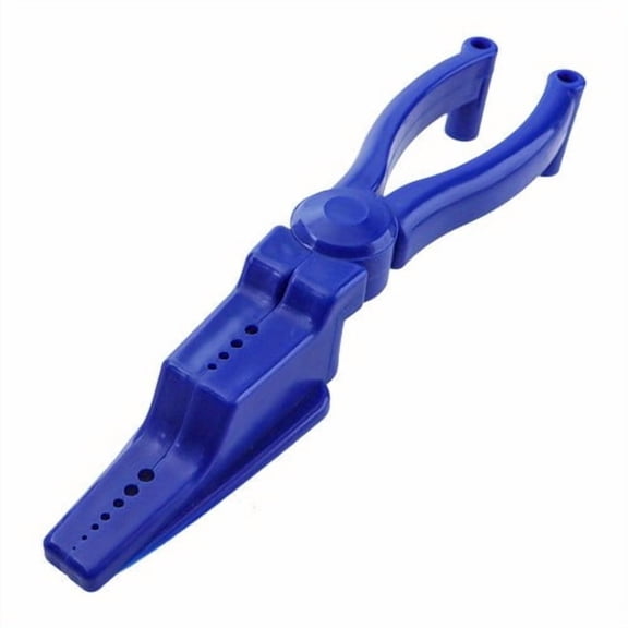 Finger Saving Nail Holder Clamp, Safety Pliers Tool for Precise Nail Positioning & Hammering Protection – Essential Auxiliary for Nail Hammering - Blue