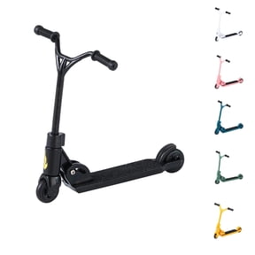 Finger Scooter, Metal Finger Skateboards Toys, Mini Scooters Fingers Board Accessories with Brake, Tiny Trick Fingers Skateboards Training Fidget Toys Party Favors, for Adults &