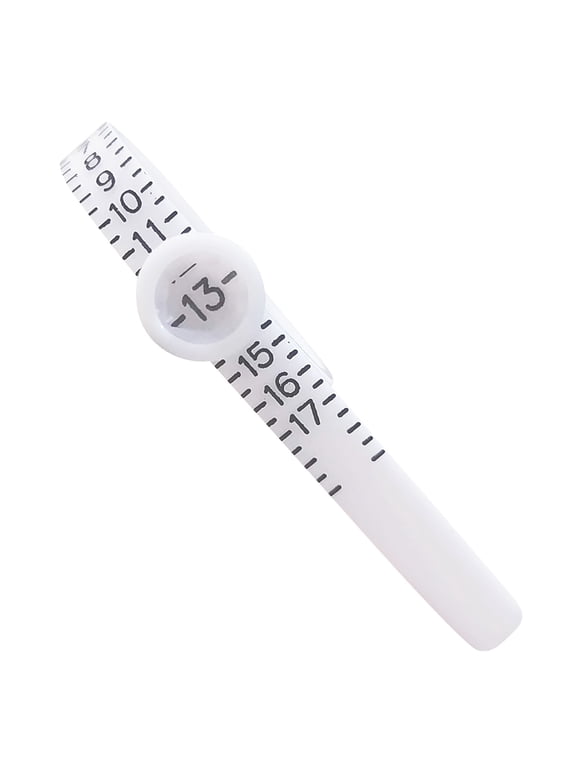 Finger Size Measuring Tool US Standard Ring Sizer Gauge 1 To 17 Size Range Portable Jewelry Measuring Instrument For Daily Ring Size Confirmation