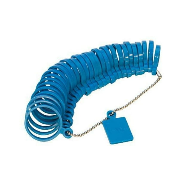 Finger Sizing Gauge-Plastic Sizes 1-15