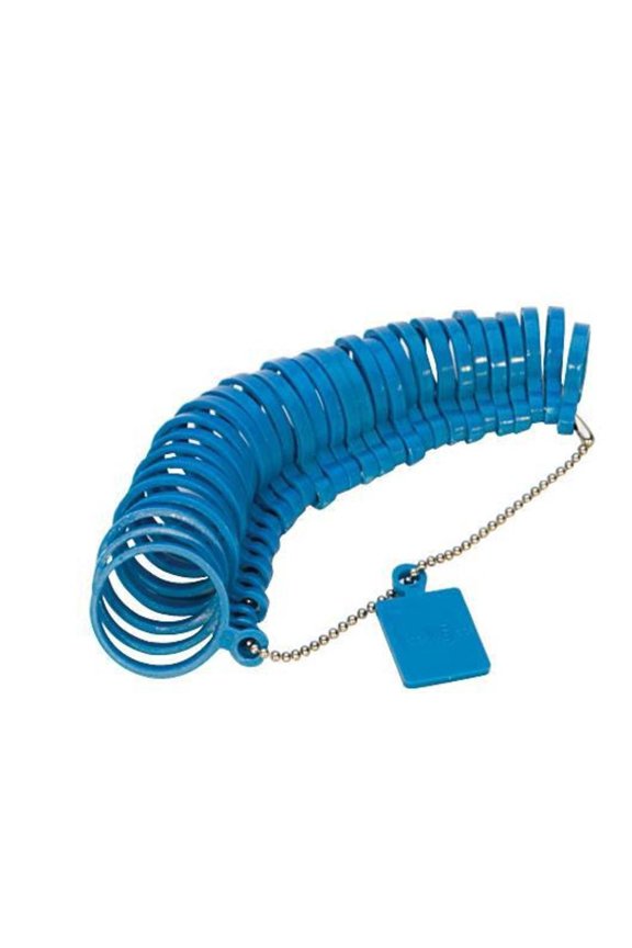 Finger Sizing Gauge-Plastic Sizes 1-15