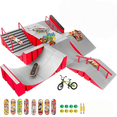 thumbnail image 1 of Finger Skateboard Park Kits,14 in 1 Skateboard Finger Toys with 8 Finger Skateboards & 14 Skatepark Deck Ramp,Finger Bike for Boys or Girls Gift,Mini Finger Skateboards Ramp Accessories Set, 1 of 7