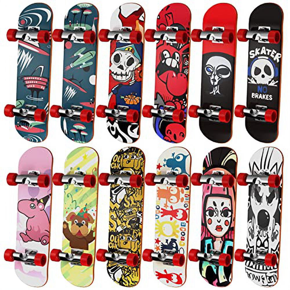 Finger Skateboards For Kids Set Of 12, Mini Skateboard Fingerboards 12